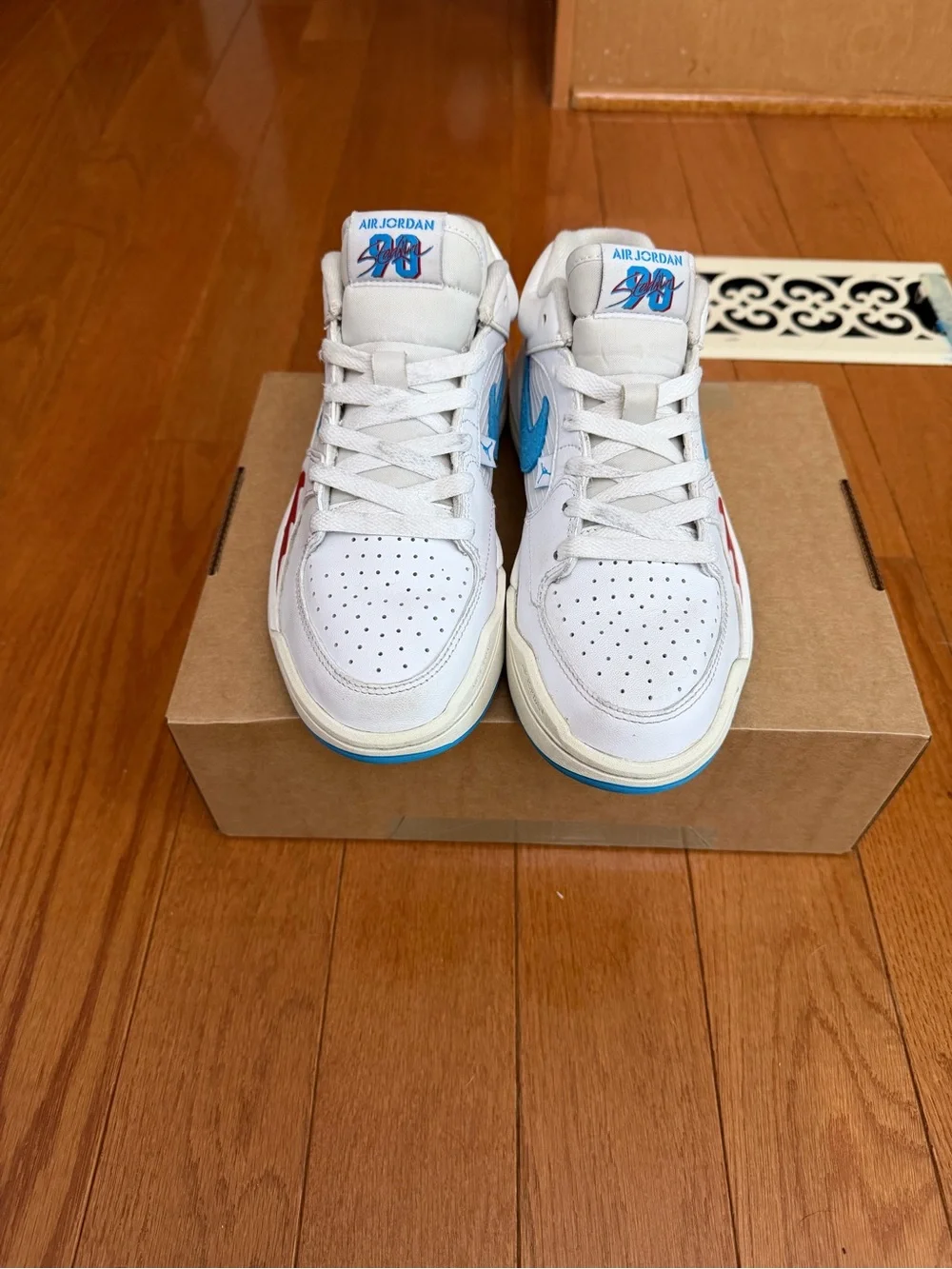 Nike Women’s Air Jordan Stadium 90 White Dark Powder Blue FB2269-100